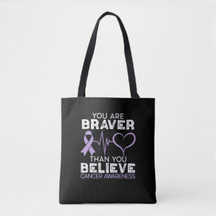 Tote Bag Vous Êtes Plus Courageux Que Vous Ne Croyez Le Sou