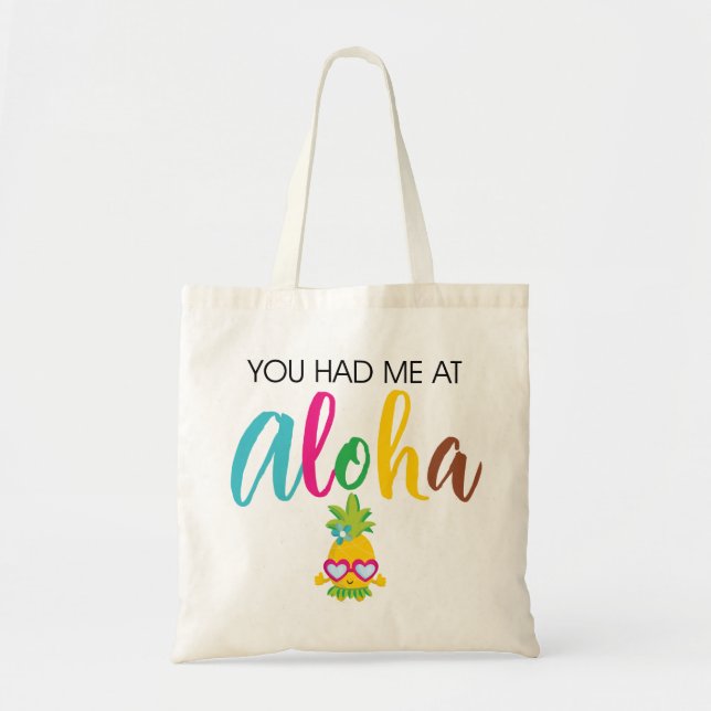 Tote Bag Vous m'avez eu à Aloha (Devant)