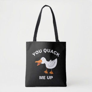 Tote Bag Vous Me Quittez Drôle Agriculture Animal Canard Pu