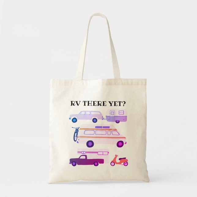 Tote Bag VOUS Y ÊTES ENCORE ? Personnaliser Campervan vanli (Devant)
