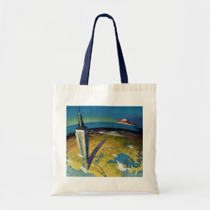 Tote Bag Voyage Ancien New York City Empire State Building