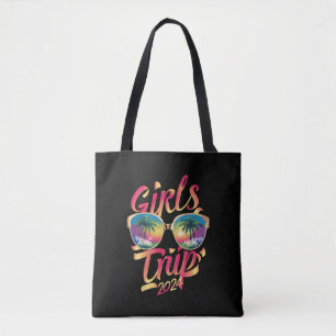 Tote Bag Voyage de filles 2024 Week-end Vacances d'été à la