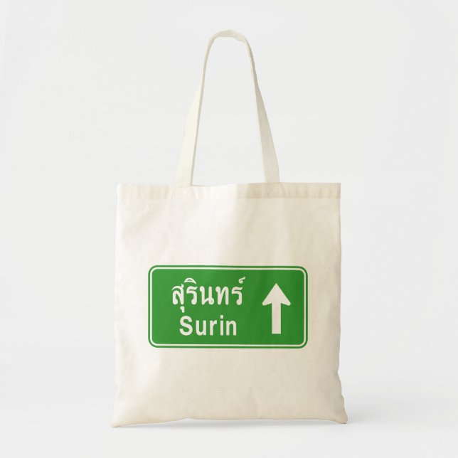 Tote Bag Voyage en avant ⚠ route de la Thaïlande ⚠ (Devant)
