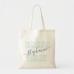 Tote Bag Voyage en bateau personnalisé de la fête des fille