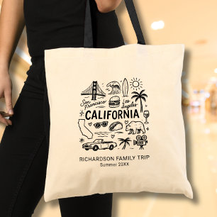 Tote Bag Voyage en Californie Vacances en famille Personnal