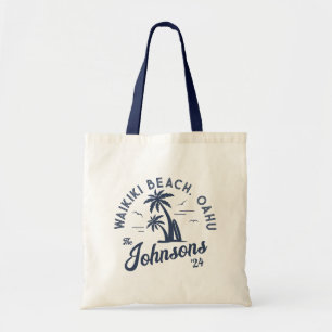 Tote Bag Voyage en famille sur mesure Summer Beach Group Tr