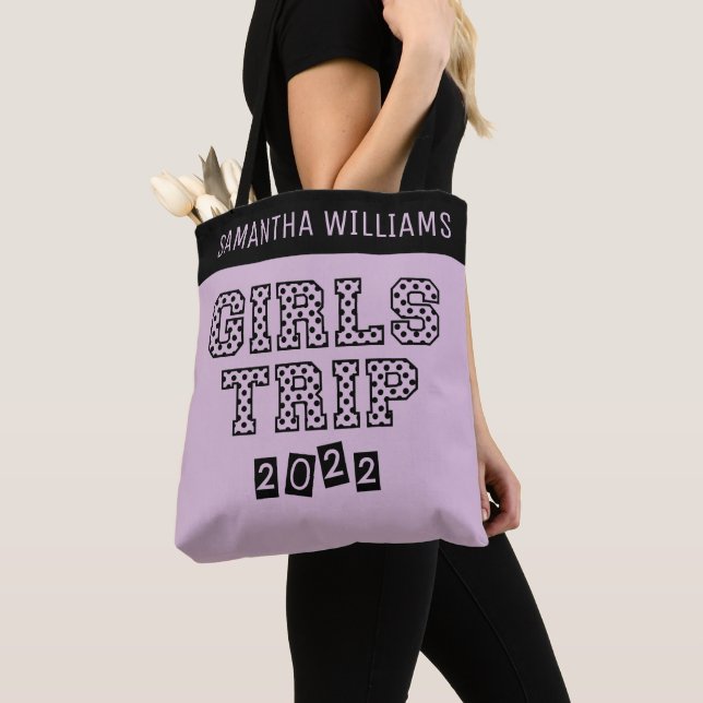 Tote Bag Voyage Filles 2022 Filles Week-end de vacances Get (De près)