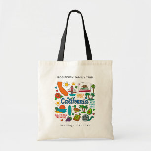 Tote Bag Voyage sur mesure en famille en Californie