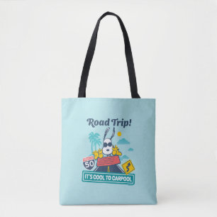 Tote Bag Voyage sur route   cacahuètes C'est Cool au covoit