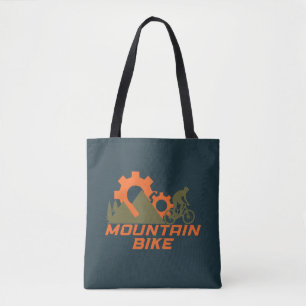 Tote Bag VTT moderne de descente de vélo de montagne