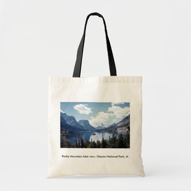 Tote Bag Vue de lac mountain rocheuse, parc national de (Devant)