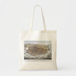 Tote Bag Vue de San Francisco, 1878