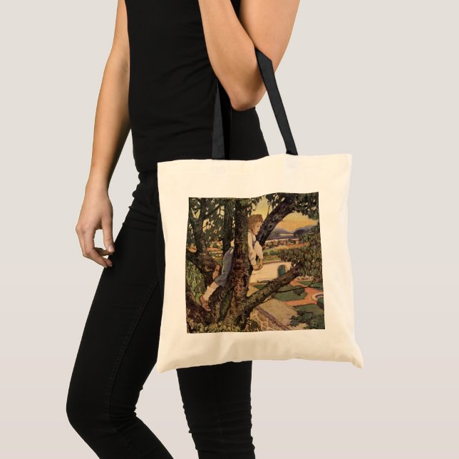 Tote Bag Vue des arbres par Jessie Willcox Smith (Devant (produit))