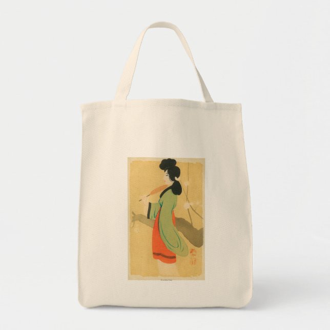 Tote Bag Vue d'une Japonaise à ParisParis, France (Devant)