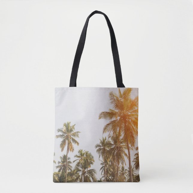 Tote Bag Vue Pittoresque sur la plage de Palm (Devant)