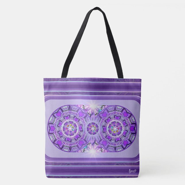 Tote Bag W2 pourpre (Devant)