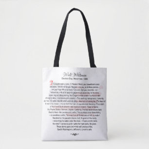 Tote Bag Walt Whitman poésie élégant