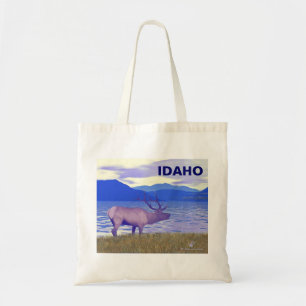 Tote Bag Wapiti (Elk) Sur Le Lac