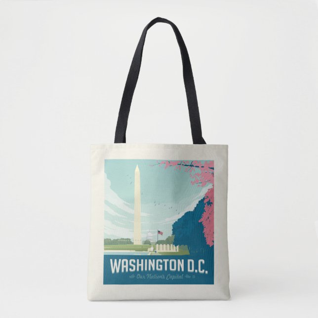Tote Bag Washington DC | La capitale de notre nation (Devant)
