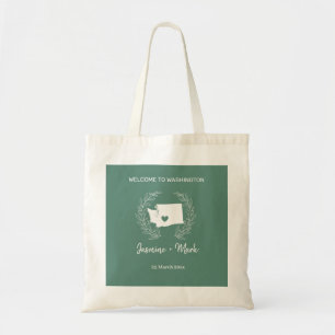 Tote Bag Washington Destination Wedding Welcome  