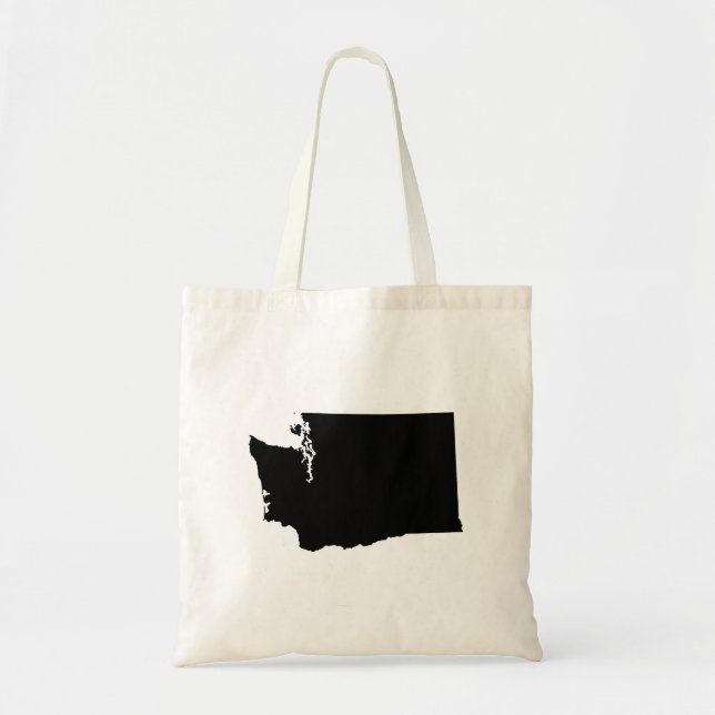 Tote Bag Washington en noir et blanc (Devant)