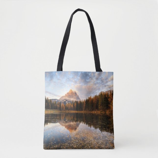 Tote Bag Water | Tre Cime Di Lavaredo Italy (Devant)
