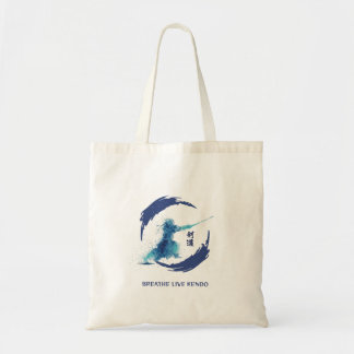 Tote Bag Watercolor Rain Drops Sleep Live Kendo