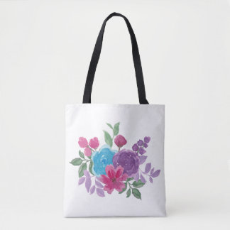 Tote Bag watercolorful flowers