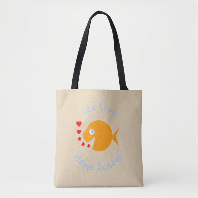 Tote Bag We Love Home School Cute Homeschoolers (Devant)