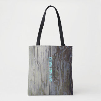 Tote Bag Weathered Wood Piling