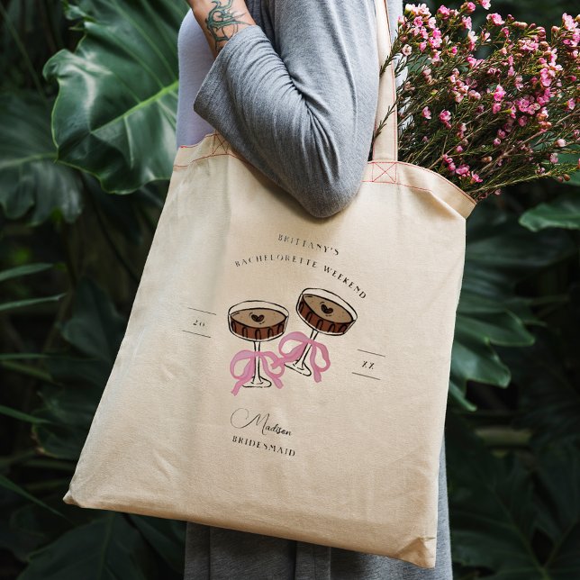 Tote Bag Week-end entre filles Espresso Martini (Créateur téléchargé)