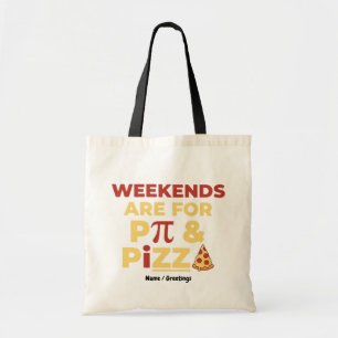 Tote Bag Week-end Pi Day & Pizza Party Amour des Maths Food