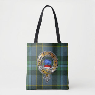 Tote Bag Weir Tartan & Badge