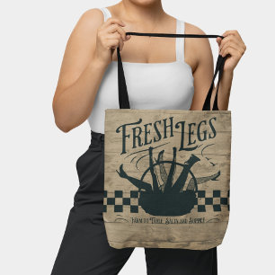 Tote Bag Weirdcore Farmers Market Wood Grain Style Vintage