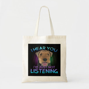 Tote Bag Welsh Terrier Je vous entends ne pas écouter
