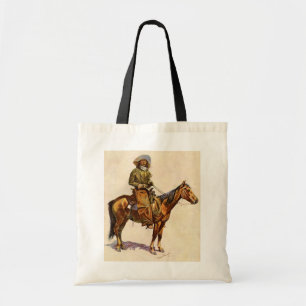 Tote Bag Western vintage, Un cow-boy d'Arizona par Remingto