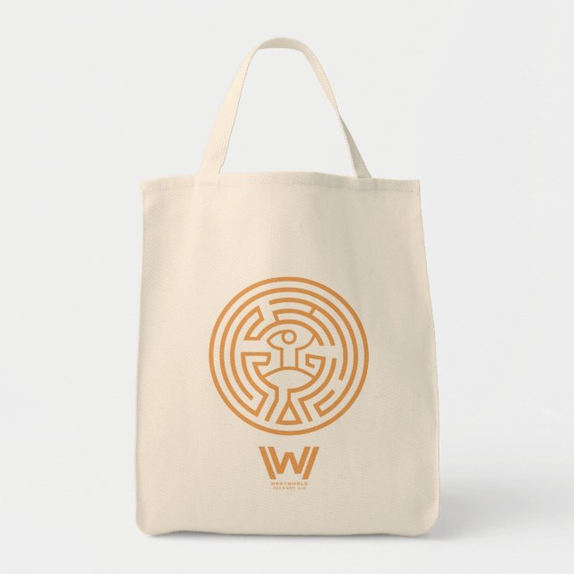Tote Bag Westworld | Le symbole Maze (Devant)