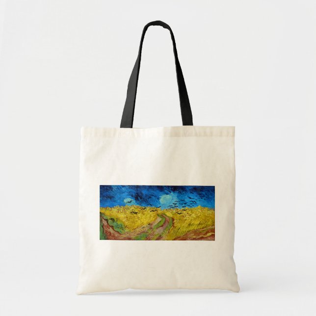Tote Bag Wheatfield with Crows, Van Gogh (Devant)