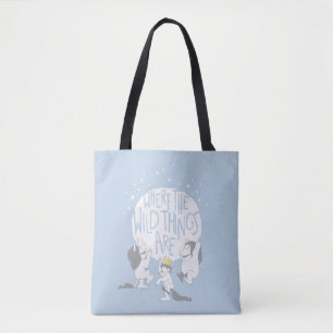 Tote Bag Where The Wild Things Are   Moon & Stars