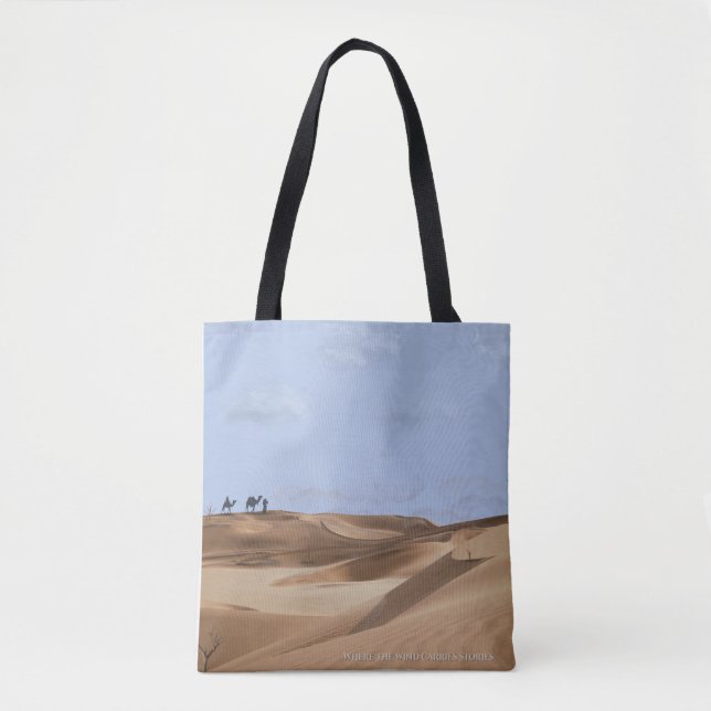 Tote Bag Where The Wind Carries Stories totebag (Devant)