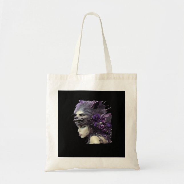 Tote Bag Whimsigoth Drôle Design pour Halloween (Devant)