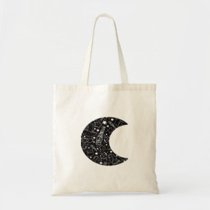 Tote Bag Whimsigoth Witch Moon Wicca Kawaii Goth Tattoo Ast
