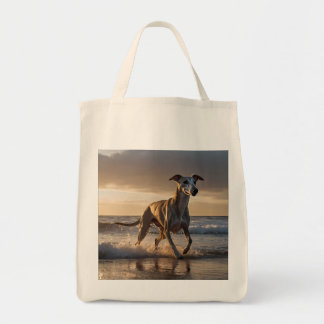 Tote Bag Whippet Élégante épicerie Fourre-tout