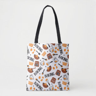Tote Bag Whisk & Bake Delight : Cuisine Baking Essentials