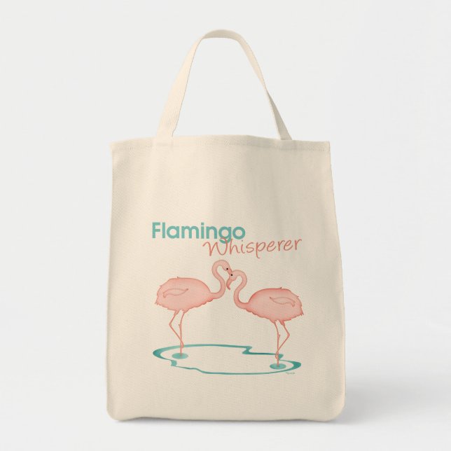 Tote Bag Whisperer de Flamant rose (Devant)