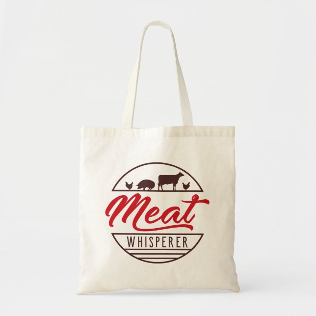 Tote Bag Whisperer de viande (Devant)