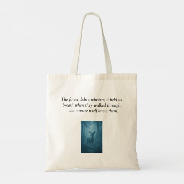 Tote Bag Whispers in the Rain : Une Fourre-tout inspirée pa (Dos)
