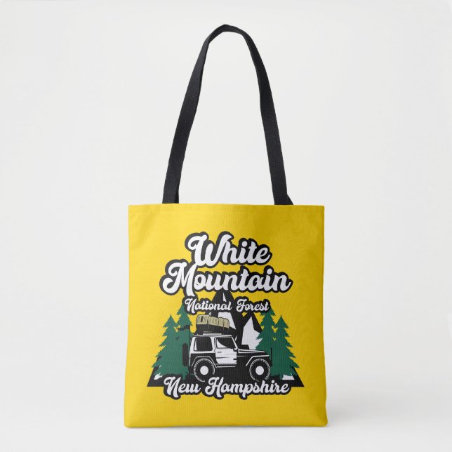 Tote Bag White Mountain National Forest New Hampshire (Devant)