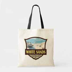 Tote Bag White Sands National Park Travel Art Vintage