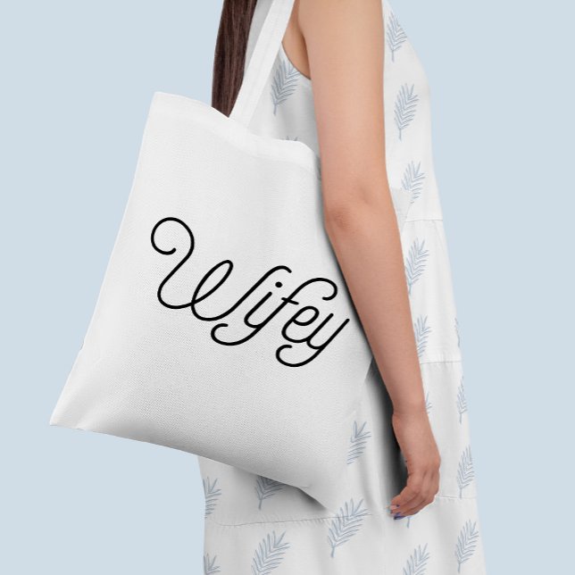 Tote Bag Wifey Lune de miel (Créateur téléchargé)